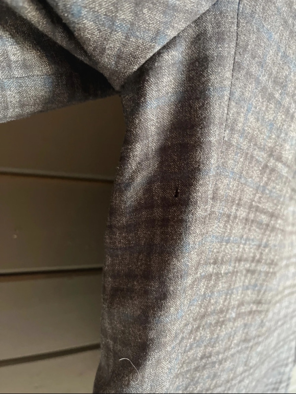 Theory Gray Plaid Sport Coat Blazer - Picture 6 of 6